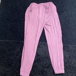 Garage : Medium Purple High Waisted Joggers